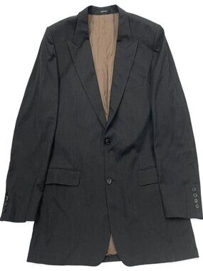 Hugo Boss Ryan Vegas Men's 46L Dark Brown Wool Blazer Sport Coat Jacket 46 Long